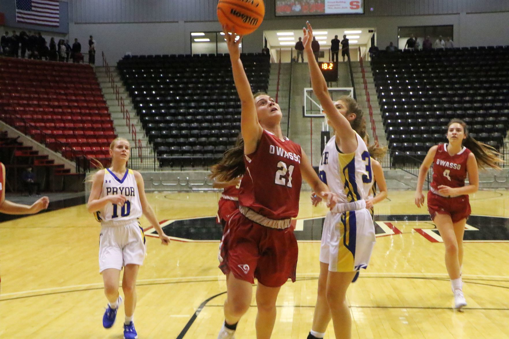 Owasso-Pryor girls at Skiatook